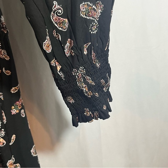 NWT Saint and Sofia Olivia Paisley Long Sleeve Dress - Picture 12 of 16